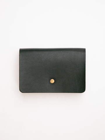 forme Hand Wallet (Liscio Black×DOUBLE)