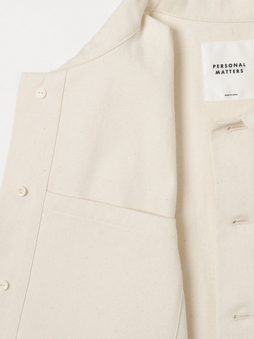 PERSONAL MATTERS Cotton Drill Chore Jacket