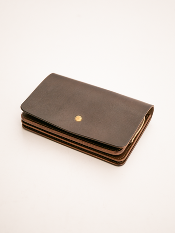 forme Hand Wallet (Liscio D.Brown×DOUBLE)