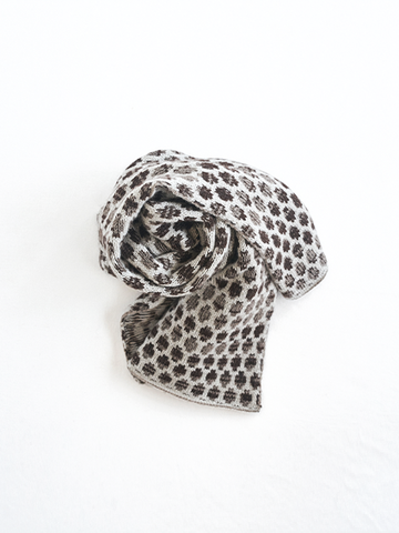 yourwear Cashmere Jacquard Dot Stole