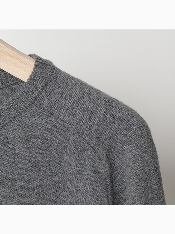 PERSONAL MATTERS Merino Wool Crew Neck Sweater