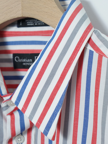 MÍCATA Christian Dior MONSIEUR Cotton Stripe Shirt