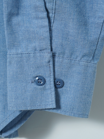 MÍCATA U.S. Military Blue Chambray Utility Shirt