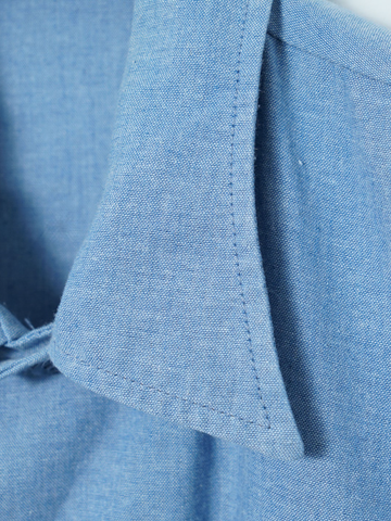 MÍCATA U.S. Military Blue Chambray Utility Shirt