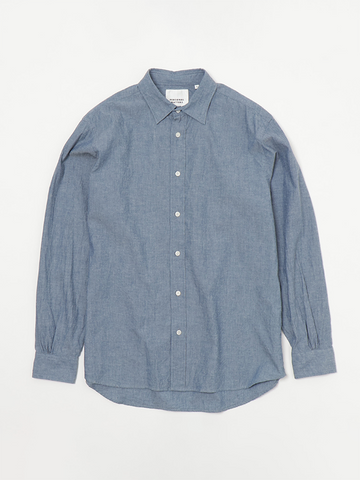 PERSONAL MATTERS Cotton Chambray Shirt
