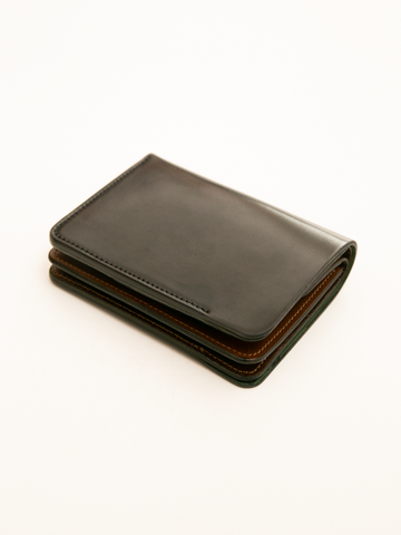 forme Post Wallet (Cordovan Black×DOUBLE Brown)