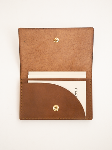 forme Card case (Liscio Dark Brown)