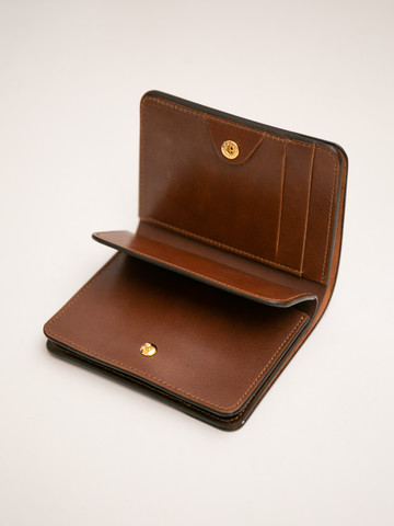 forme Post Wallet (Cordovan Burgundy)