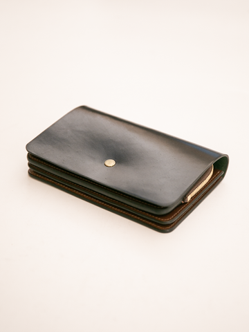 forme Hand Wallet (Cordovan Black×DOUBLE)