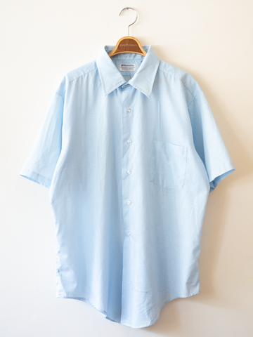 MÍCATA Manhattan Light Blue Short-sleeve Shirt