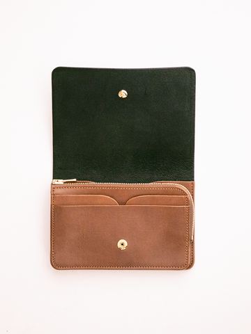 forme Hand Wallet (Liscio Black×DOUBLE)