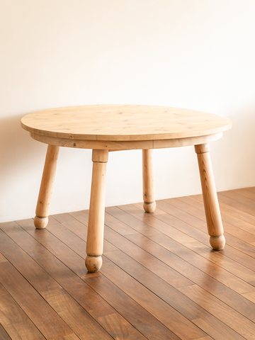 Round pine table / ラウンドパインテーブル