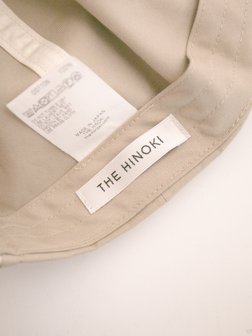 THE HINOKI Cotton Chino 6panel Cap