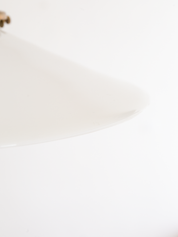 Milk Glass Lamp (Belgium 1920`s)