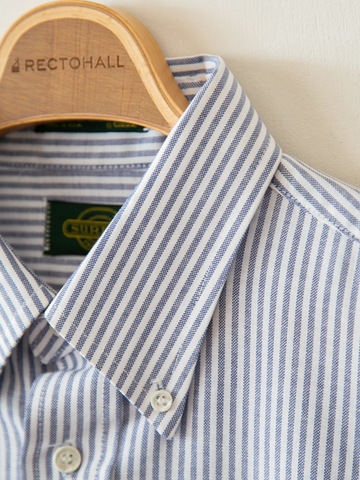 MÍCATA Surrey Cotton Stripe Shirt
