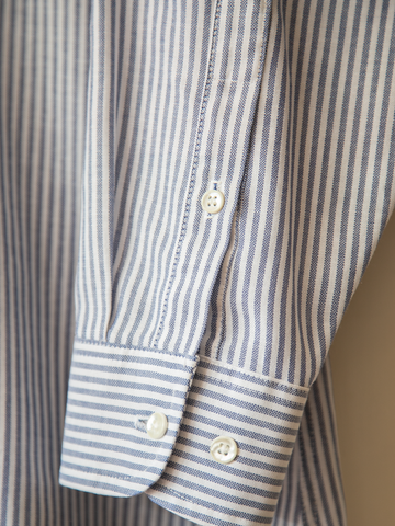 MÍCATA Surrey Cotton Stripe Shirt