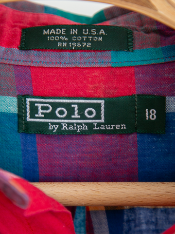 MÍCATA Polo by Ralph Lauren Cotton Check Shirt