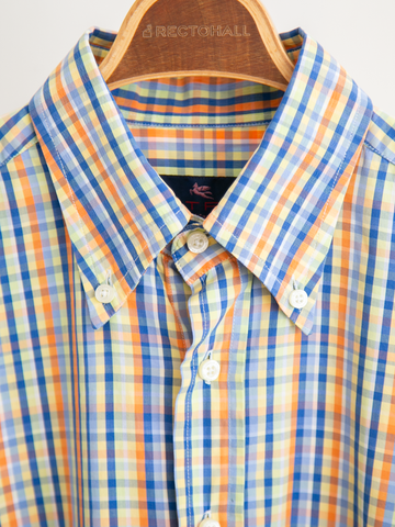 MÍCATA ETRO Milano Madras Check BD Shirt