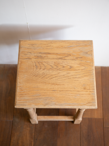 Oak stool table / オークスツールテーブル