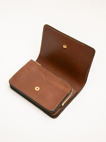 forme Short Wallet (Ostrich)