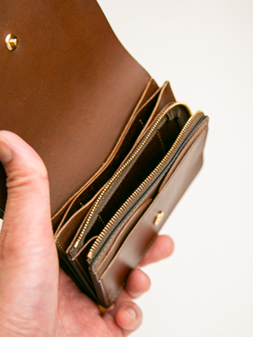 forme Short Wallet (Ostrich)
