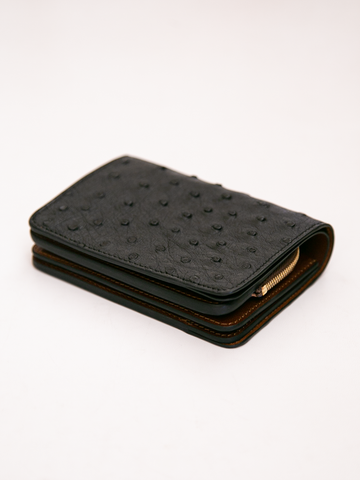 forme Short Wallet (Ostrich)