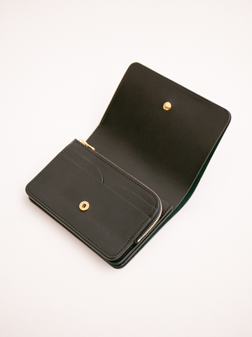 forme Short Wallet (Cordovan×DOUBLE Black)