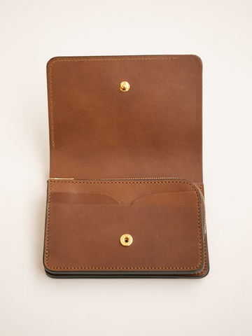 forme Short Wallet (Serpenitne×DOUBLE Brown)