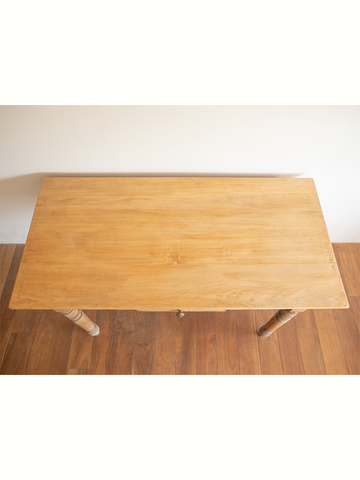 Turning leg table / ろくろ脚テーブル