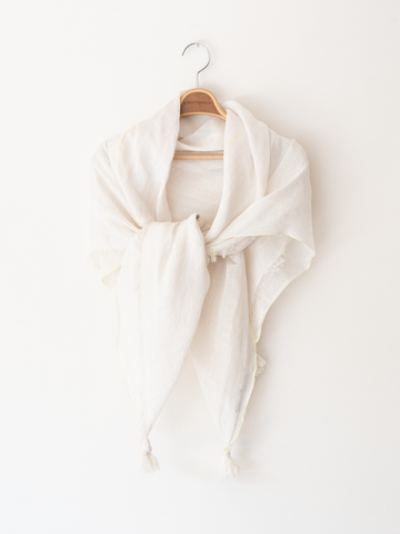 シルクリネンタッセルストール