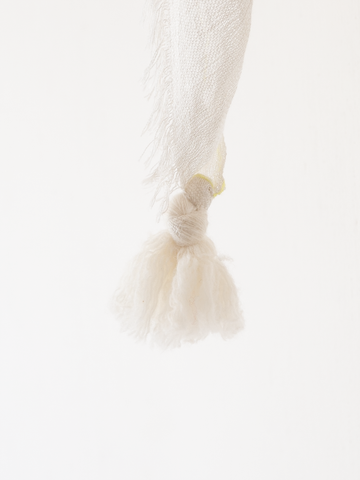 シルクリネンタッセルストール