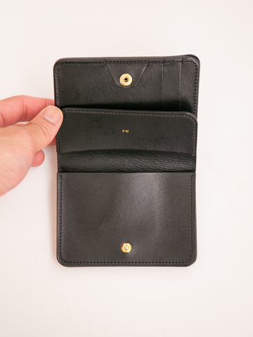 forme Post Wallet (Cordovan Black×DOUBLE Black)
