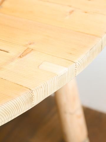 Round pine table / ラウンドパインテーブル