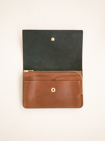 forme Hand Wallet Combi (Cordovan Black×DOUBLE)