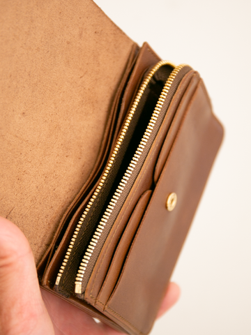 forme Hand Wallet Combi (Liscio D.Brown×DOUBLE)