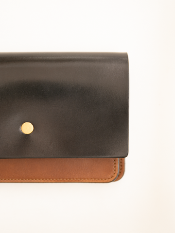 forme Hand Wallet Combi (Cordovan Black×DOUBLE)
