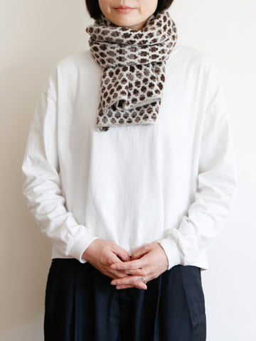 yourwear Cashmere Jacquard Dot Stole