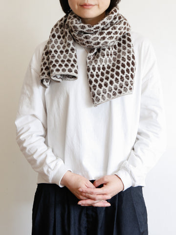 yourwear Cashmere Jacquard Dot Stole