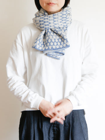 yourwear Cashmere Jacquard Dot Stole