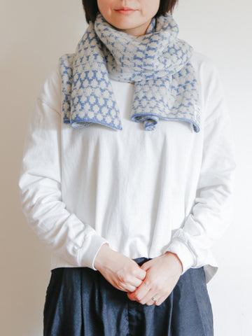 yourwear Cashmere Jacquard Dot Stole