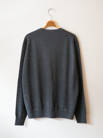 PERSONAL MATTERS Merino Wool Crew Neck Sweater
