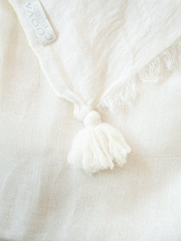 シルクリネンタッセルストール