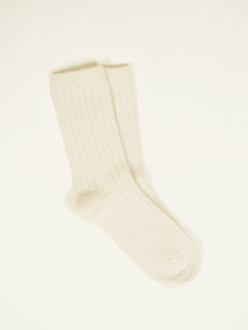 THE HINOKI Wool Cashmere Rib Socks