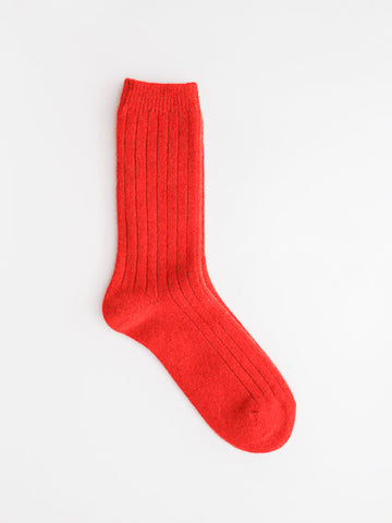 THE HINOKI Wool Cashmere Rib Socks