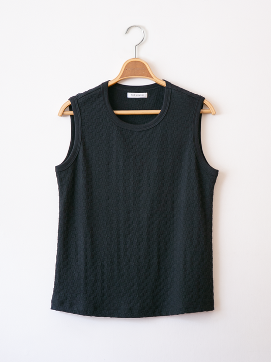 THE HINOKI Cotton Checker Tank Top