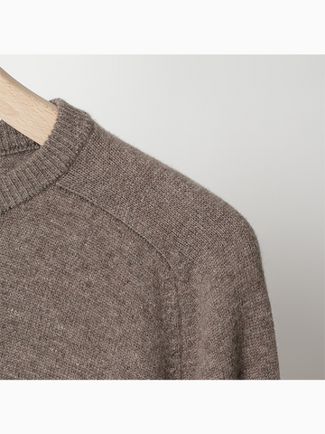 PERSONAL MATTERS Merino Wool Crew Neck Sweater
