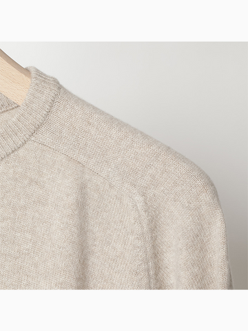 PERSONAL MATTERS Merino Wool Crew Neck Sweater