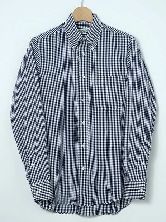 MÍCATA  Individualized Shirts Gingham Check BD Shirt