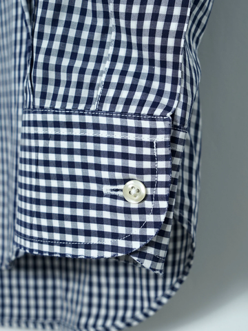 MÍCATA  Individualized Shirts Gingham Check BD Shirt
