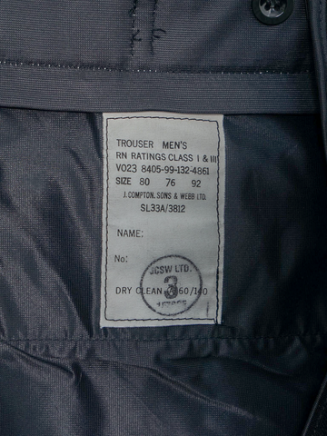 MÍCATA  British Royal Navy RN Dress Trousers